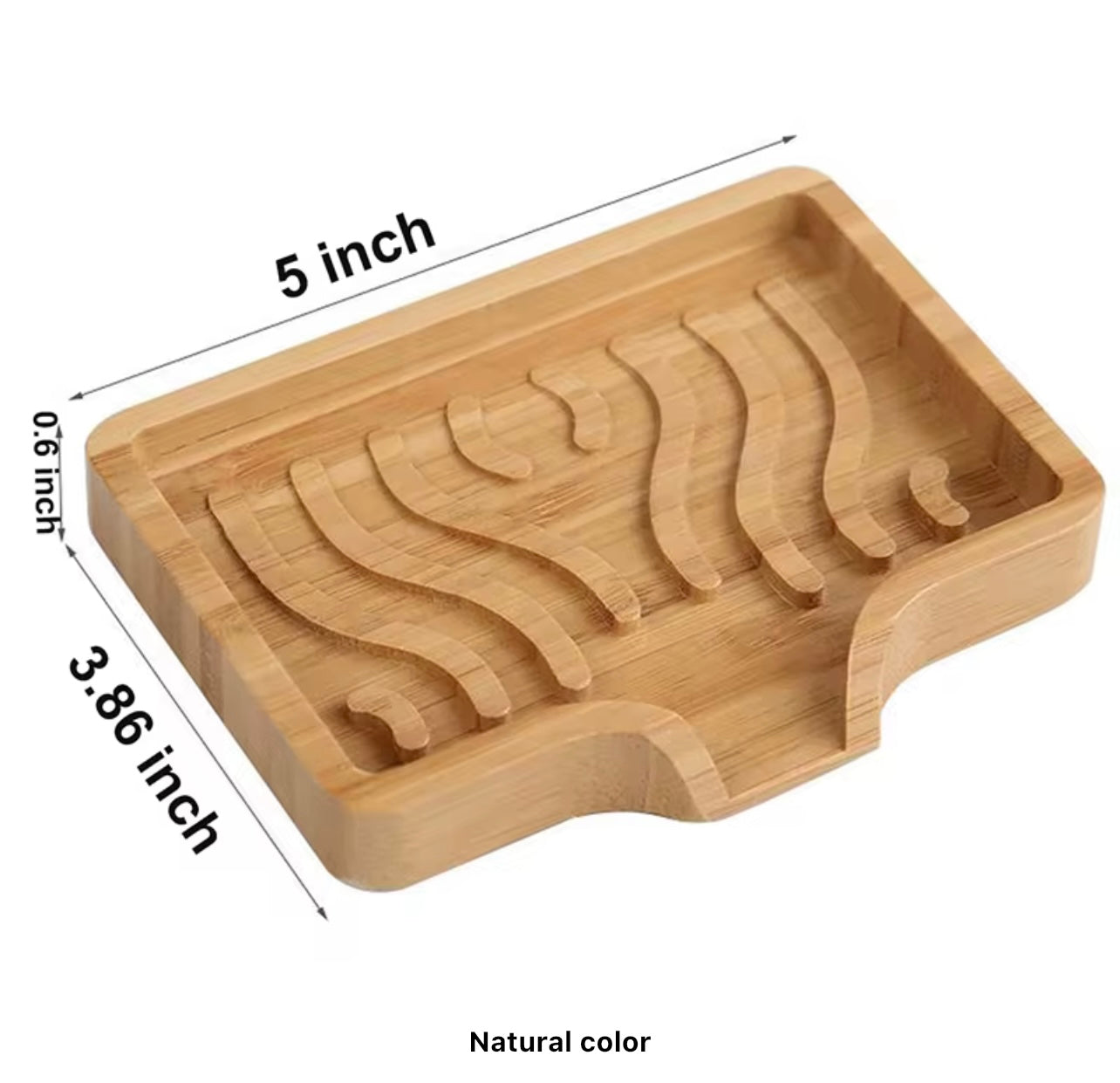 Eco-Friendly Natural Bamboo Soap Tray
