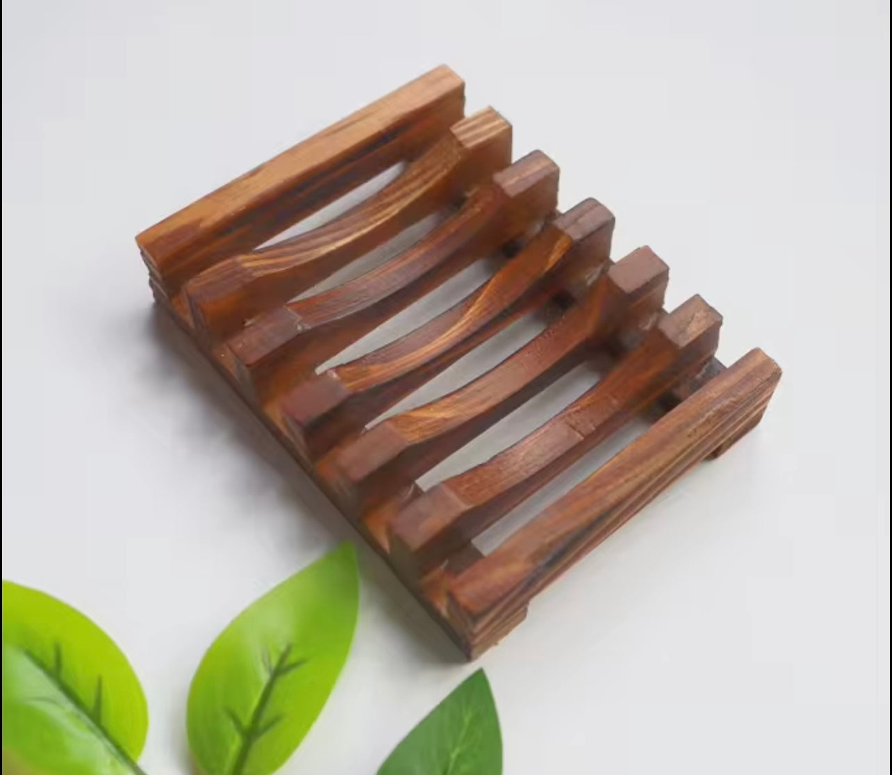 Eco-Friendly Natural Teak Wood Soap Tray