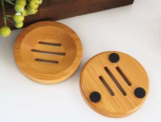Eco-Friendly Natural Bamboo Soap Tray